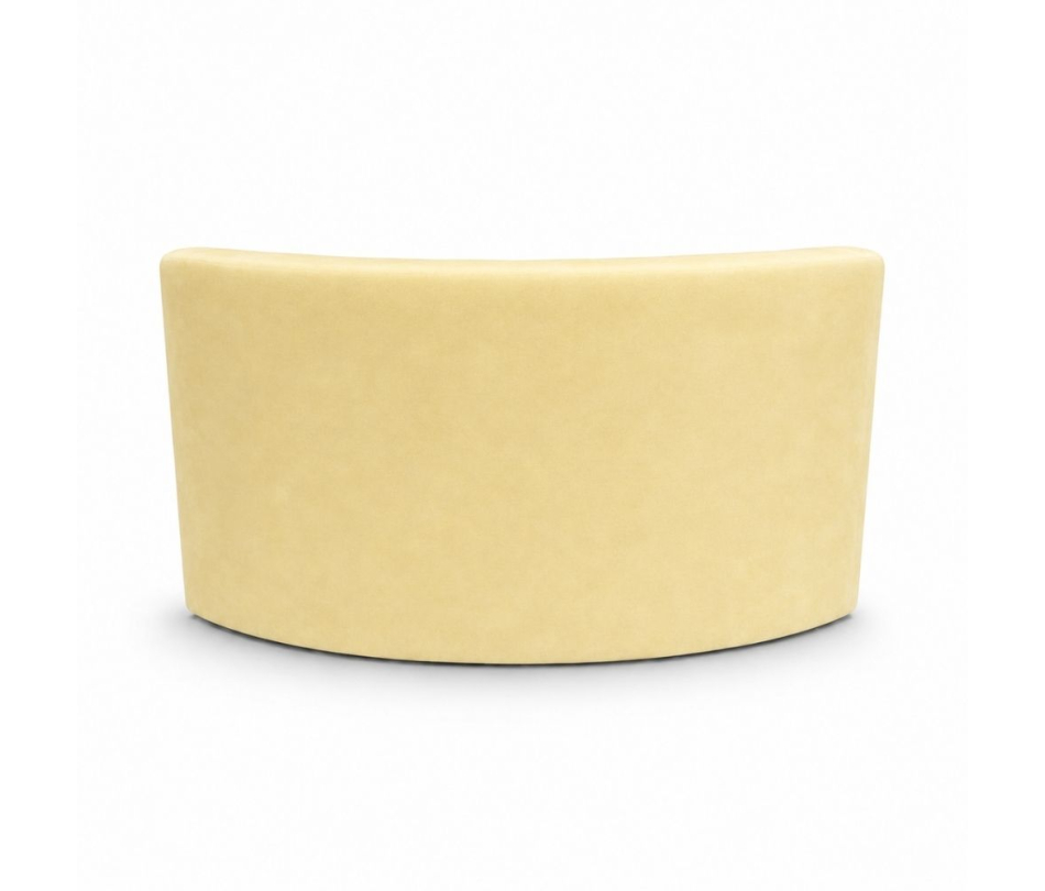 Sofa Module Lưng Lớn - Nhung Vàng Bơ
