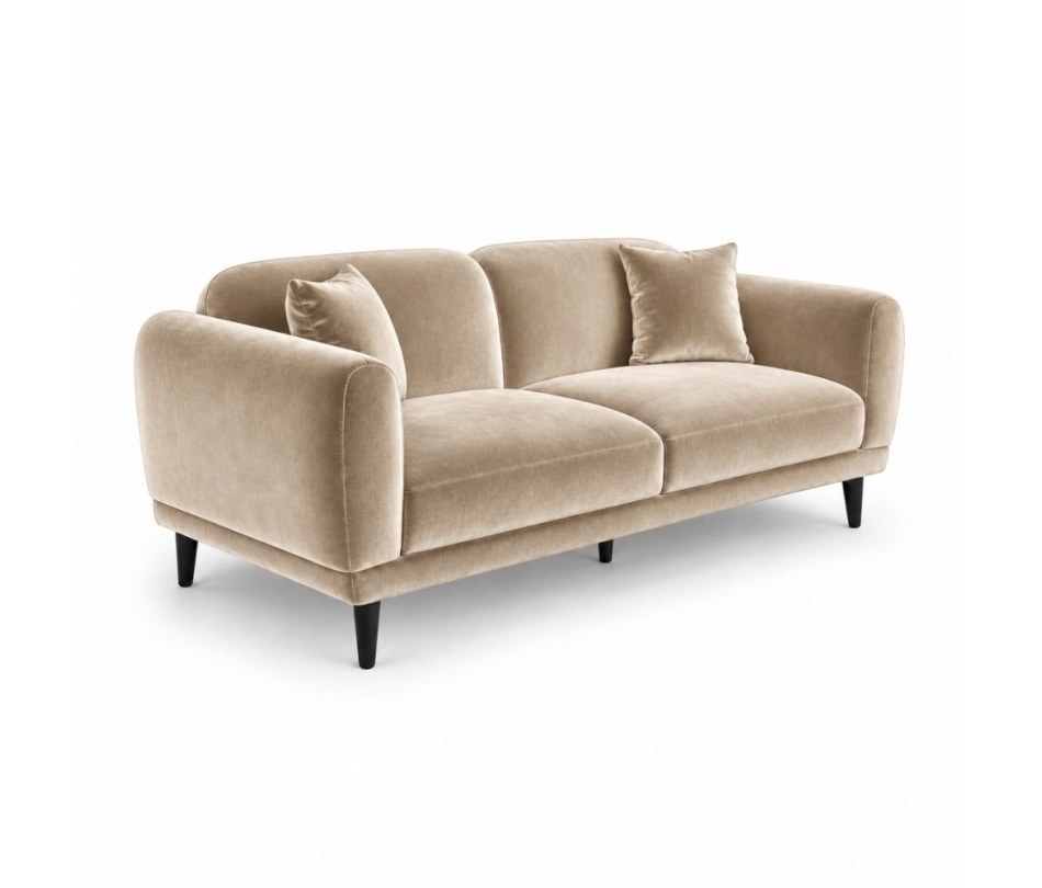 Sofa Đôi Lounge  - Nhung Champagne