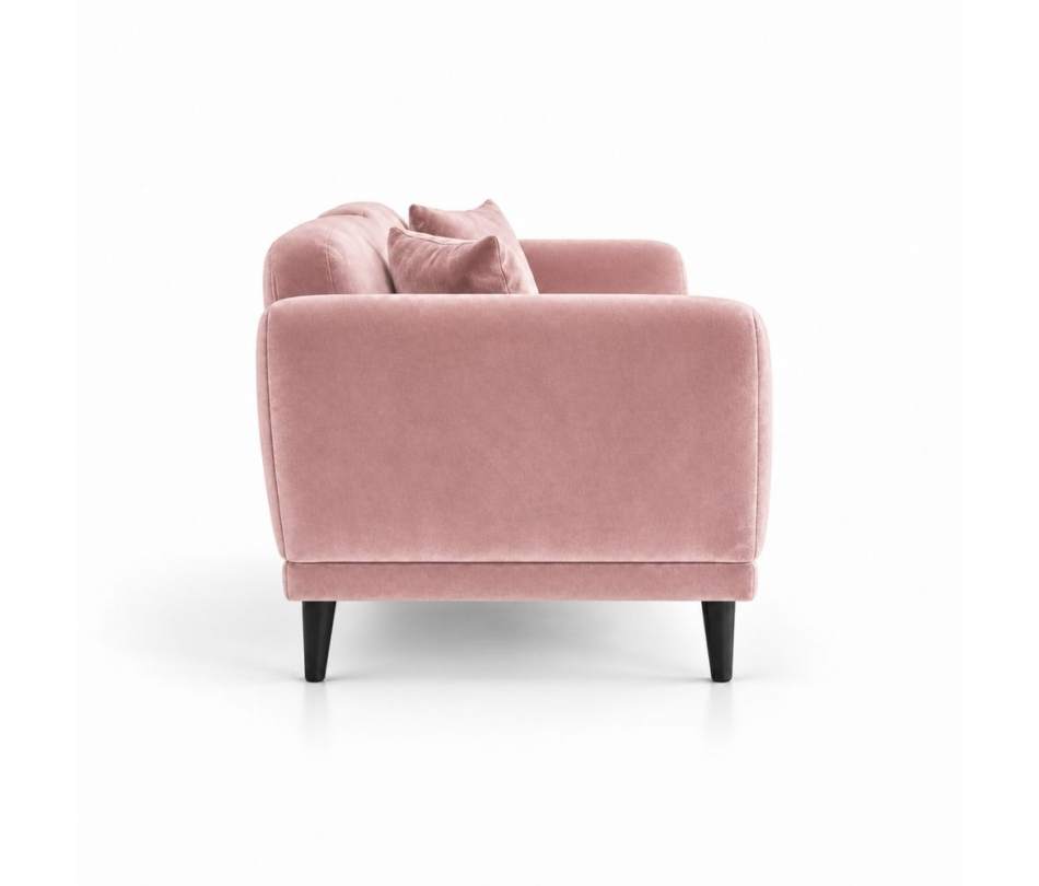 Sofa Đôi Lounge - Nhung Hồng Đào