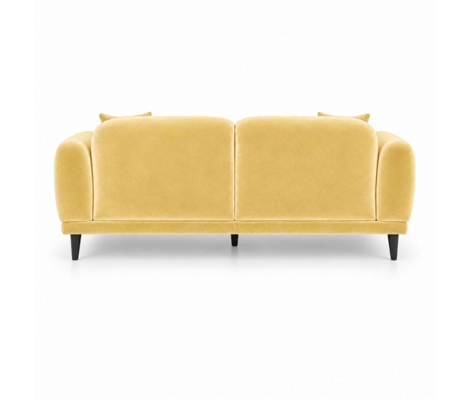 Sofa Đôi Lounge - Nhung Vàng Bơ
