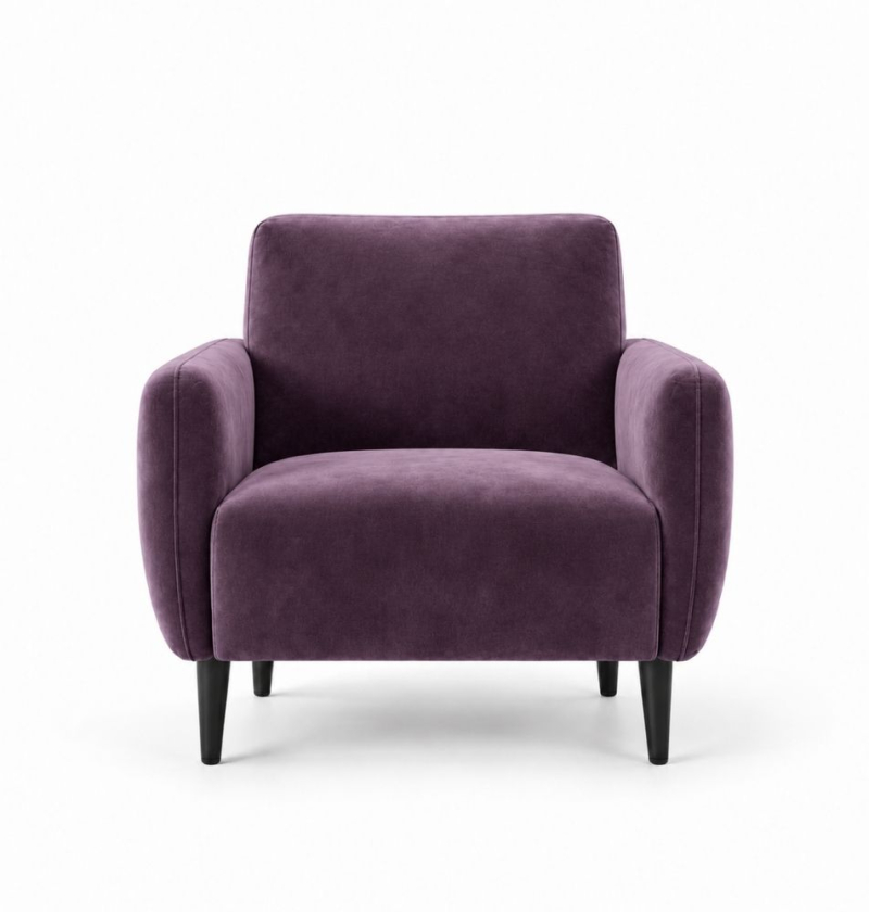 Ghế Sofa Armchair VIP - Nhung Tím Lilac