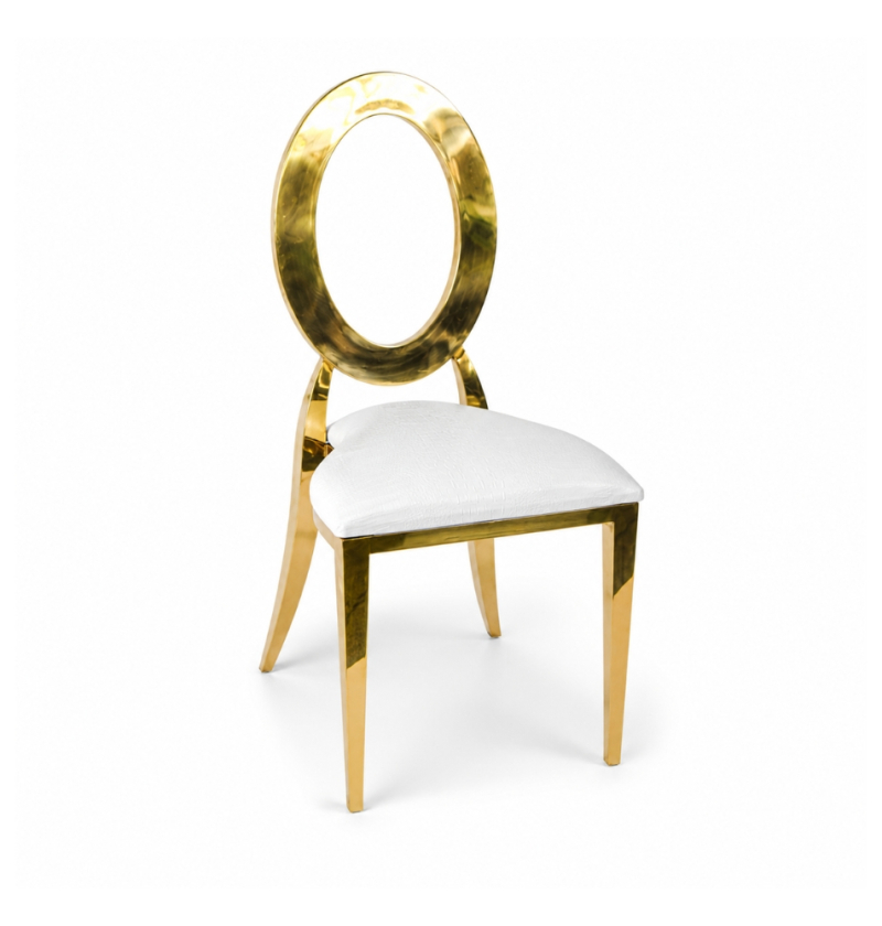 Ghế Louis Oval Vàng Gold