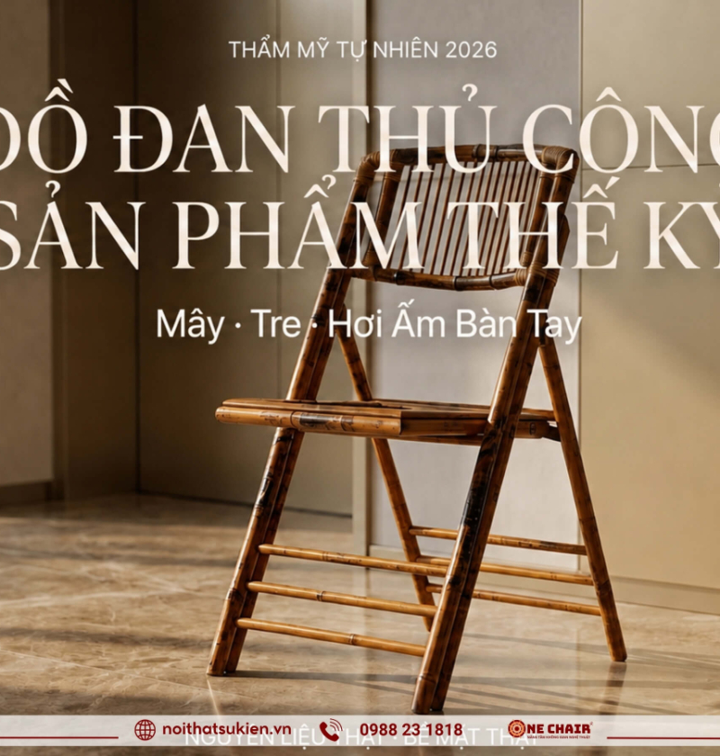 Mây tre đan trở lại sự kiện cao cấp: tinh tế bản địa hay quê mùa?