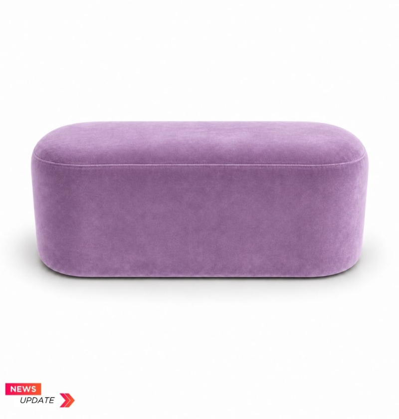 Ghế Băng Nova - Nhung Tím Lilac