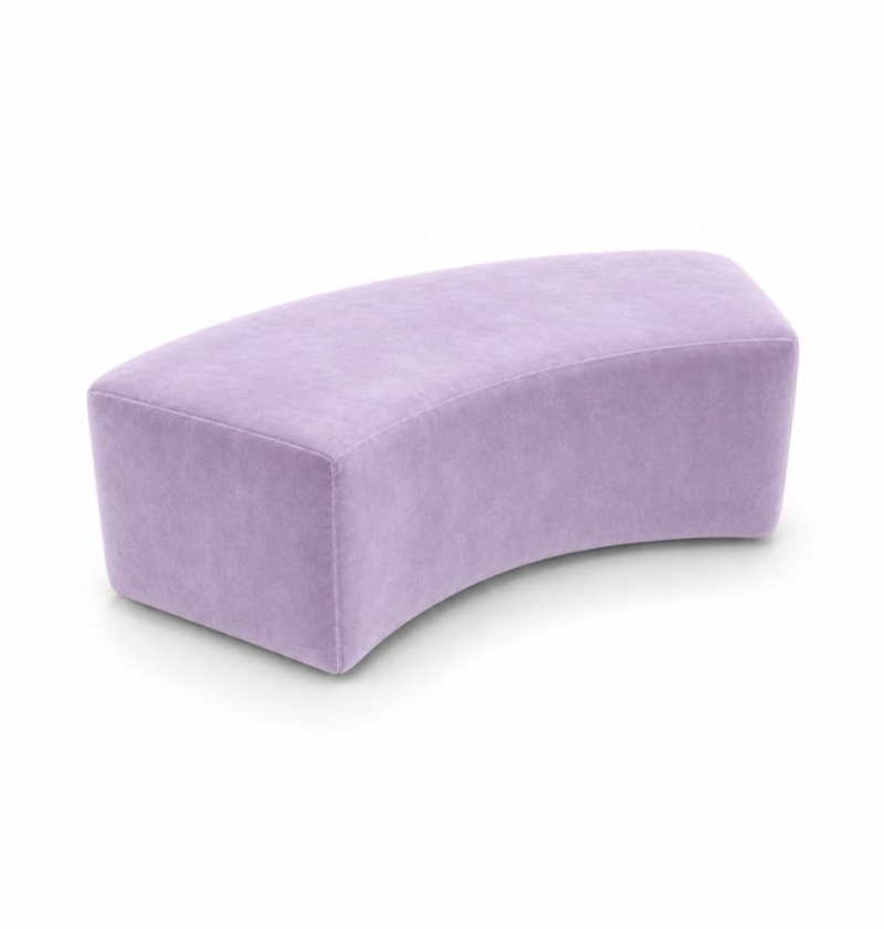 Ghế Băng Wave Module - Nhung Tím Lilac