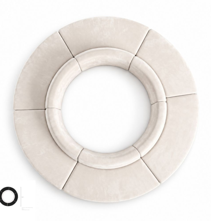 Sofa Đảo Tròn 6 Module
