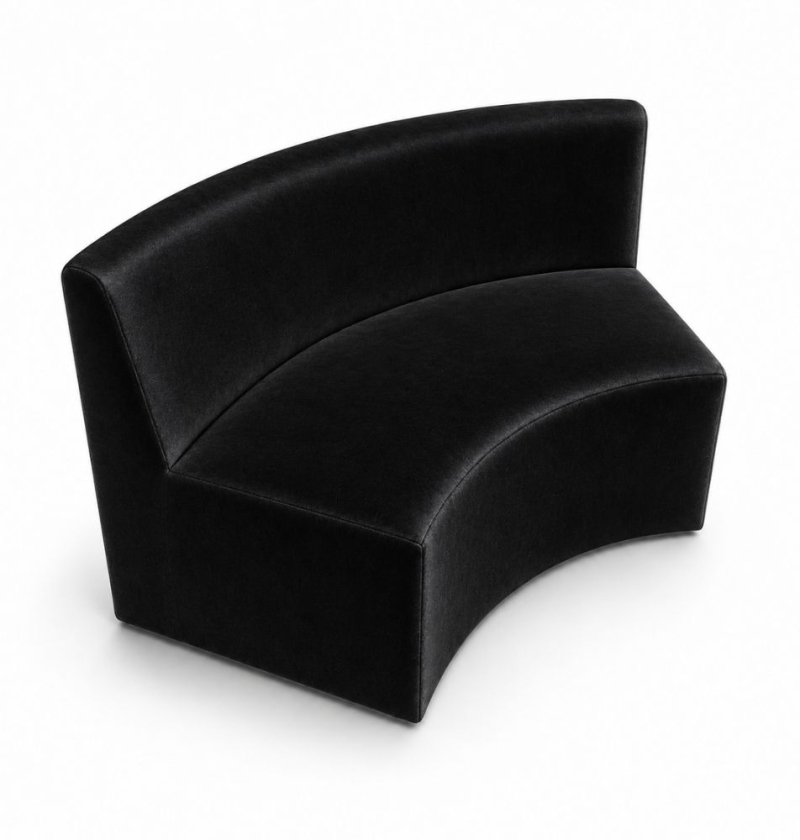 Sofa Module Lưng Lớn - Nhung Đen